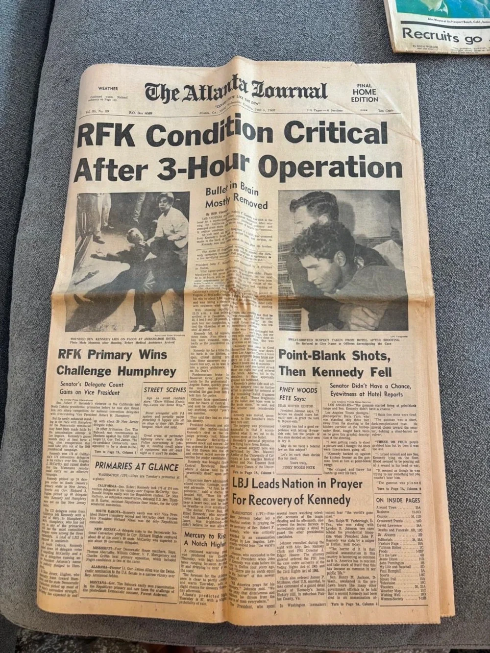 Vintage Original Historic Newspapers - 1960s-1980s Headlines - Elvis, Princes s